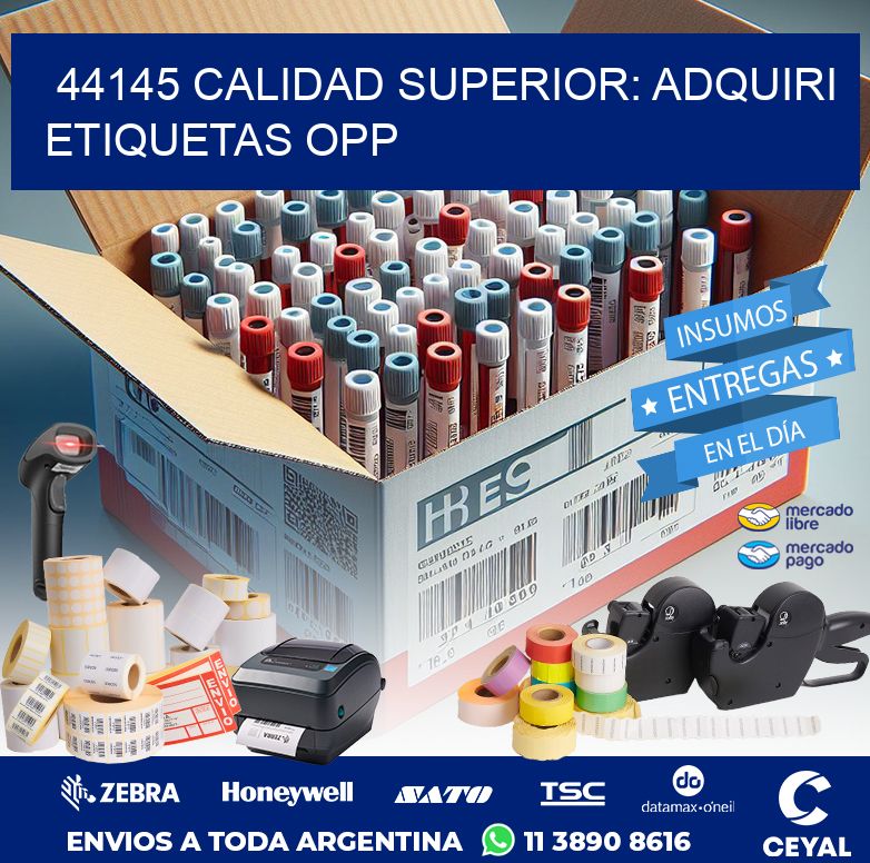 44145 CALIDAD SUPERIOR: ADQUIRI ETIQUETAS OPP