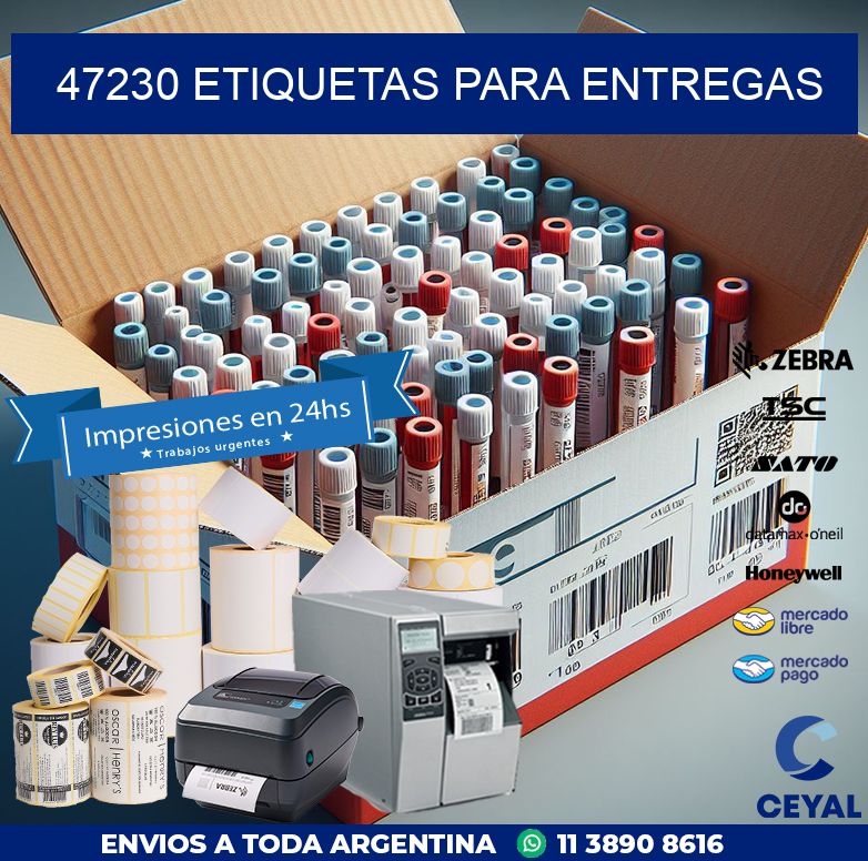 47230 ETIQUETAS PARA ENTREGAS