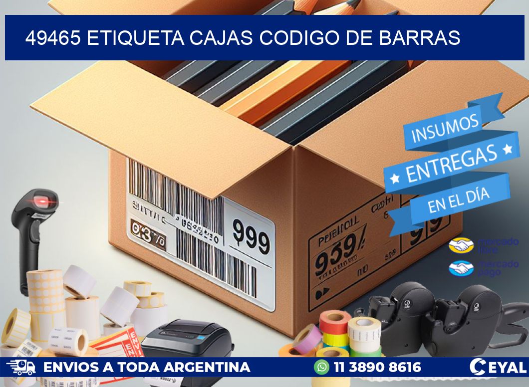 49465 etiqueta cajas codigo de barras