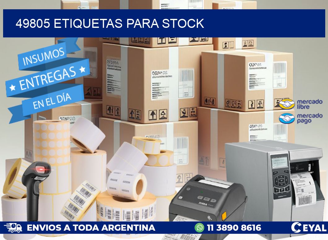 49805 ETIQUETAS PARA STOCK