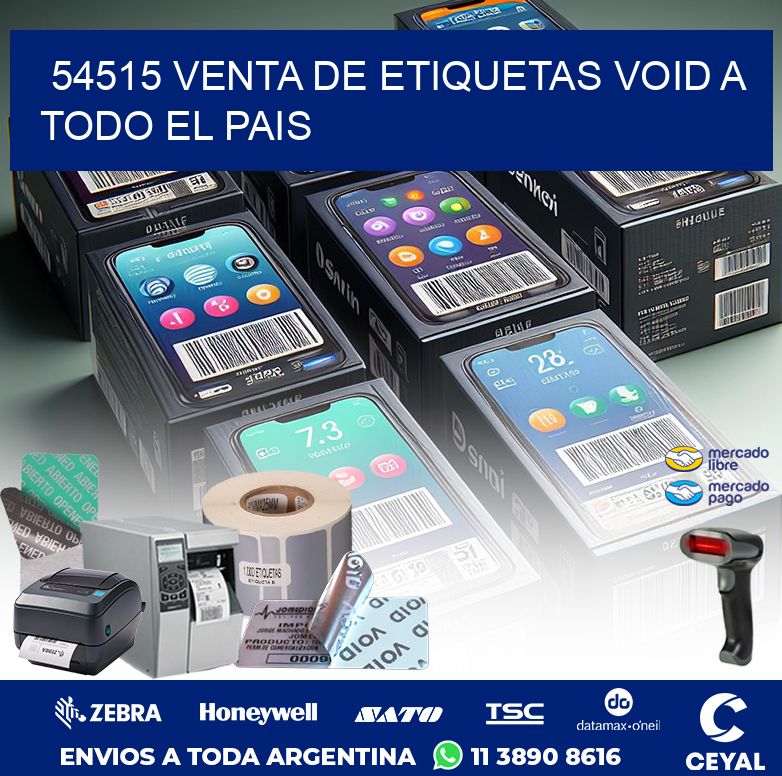 54515 VENTA DE ETIQUETAS VOID A TODO EL PAIS