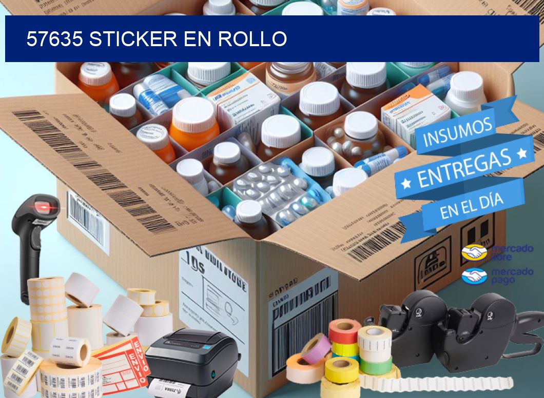 57635 STICKER EN ROLLO