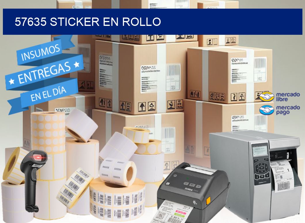 57635 STICKER EN ROLLO