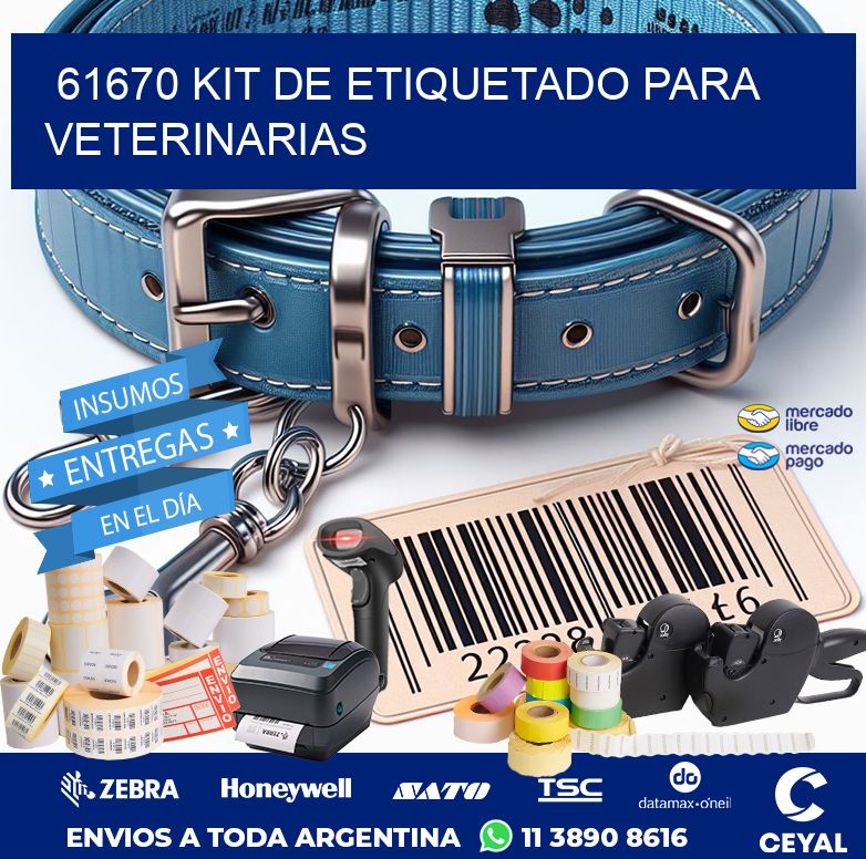 61670 KIT DE ETIQUETADO PARA VETERINARIAS