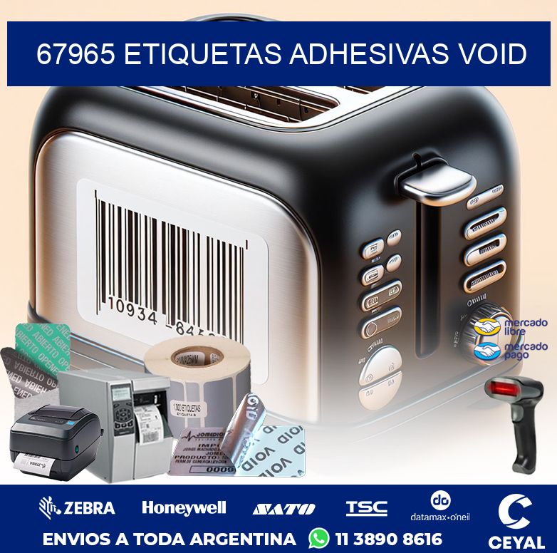 67965 ETIQUETAS ADHESIVAS VOID
