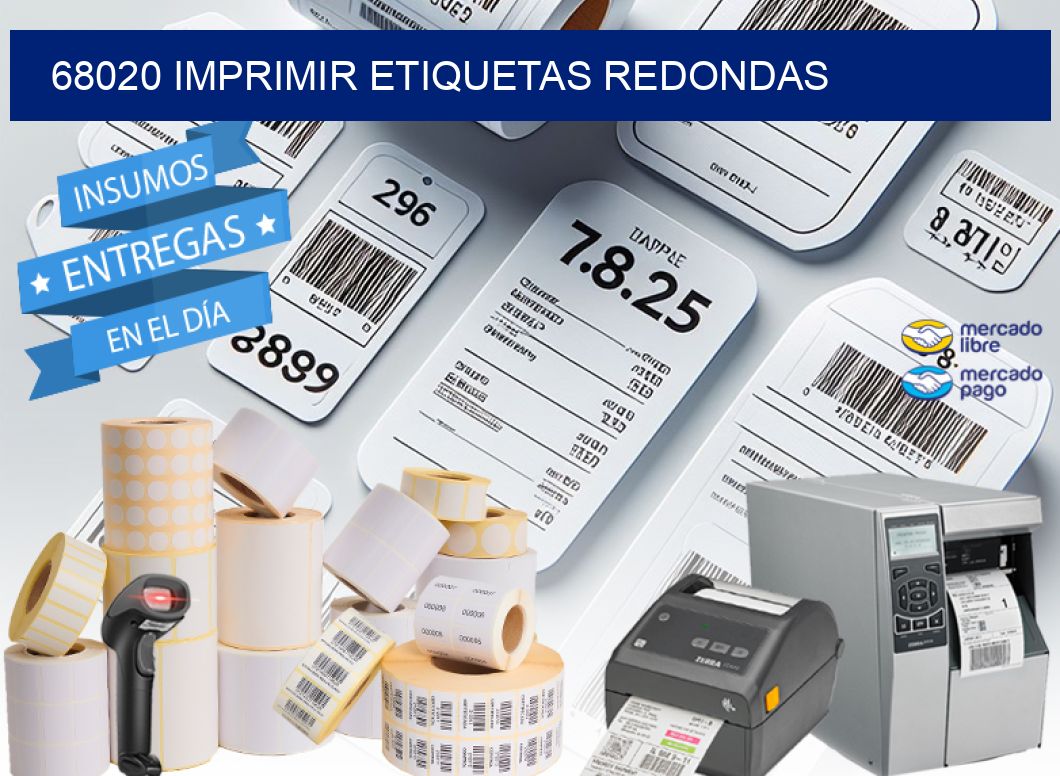 68020 IMPRIMIR ETIQUETAS REDONDAS