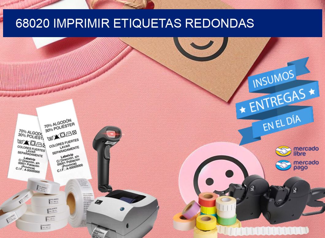 68020 IMPRIMIR ETIQUETAS REDONDAS