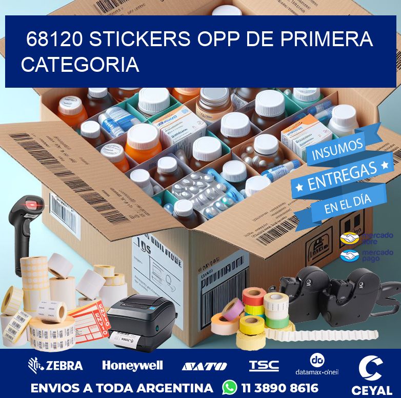 68120 STICKERS OPP DE PRIMERA CATEGORIA
