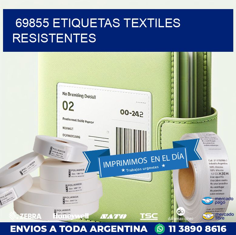 69855 ETIQUETAS TEXTILES RESISTENTES