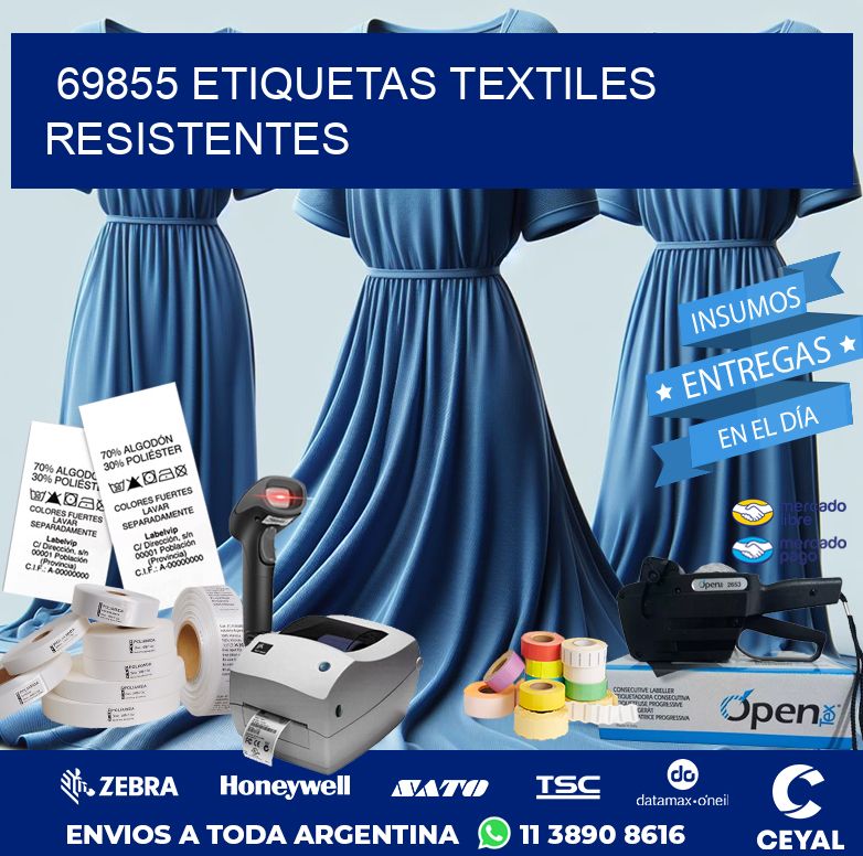 69855 ETIQUETAS TEXTILES RESISTENTES