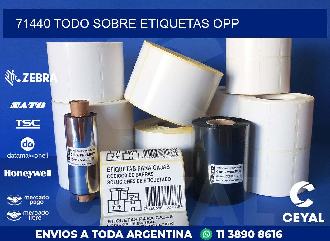 71440 TODO SOBRE ETIQUETAS OPP