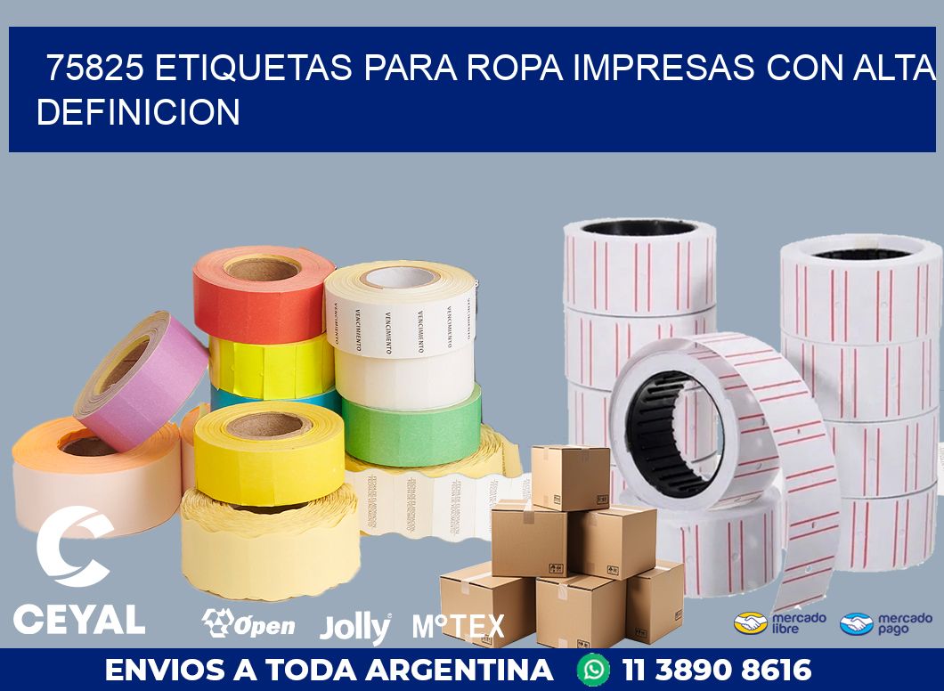 75825 ETIQUETAS PARA ROPA IMPRESAS CON ALTA DEFINICION