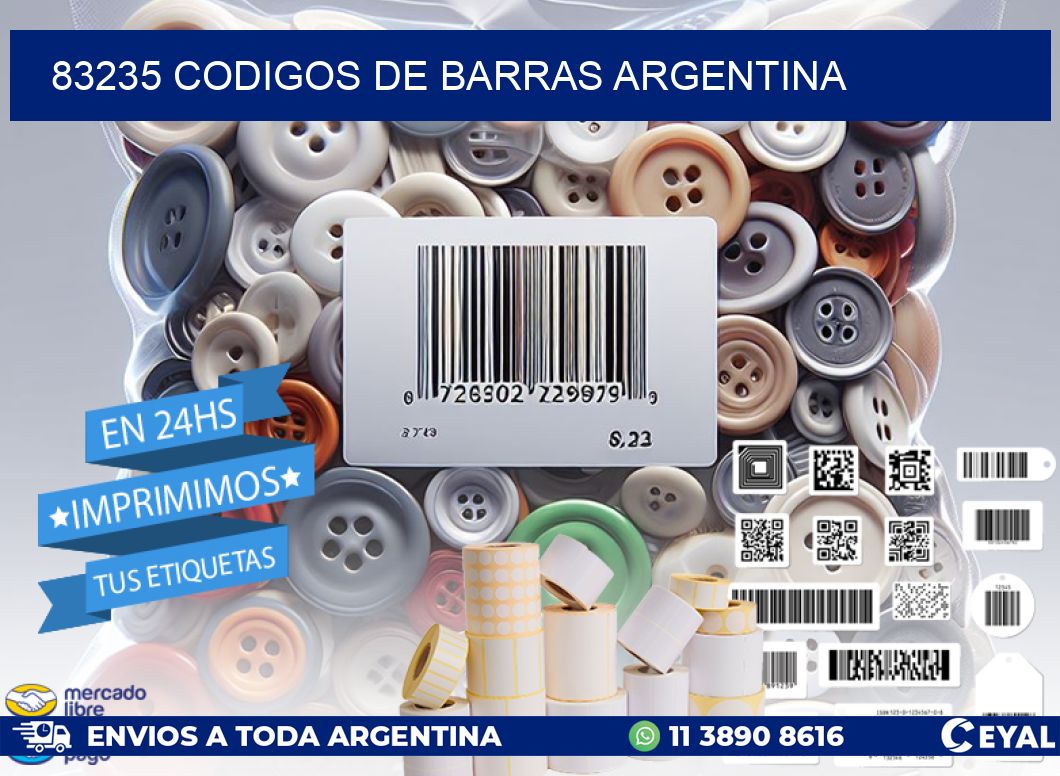 83235 CODIGOS DE BARRAS ARGENTINA