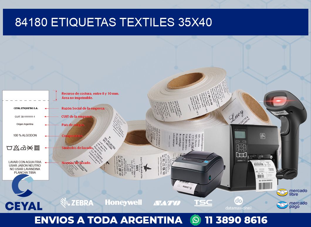 84180 ETIQUETAS TEXTILES 35X40
