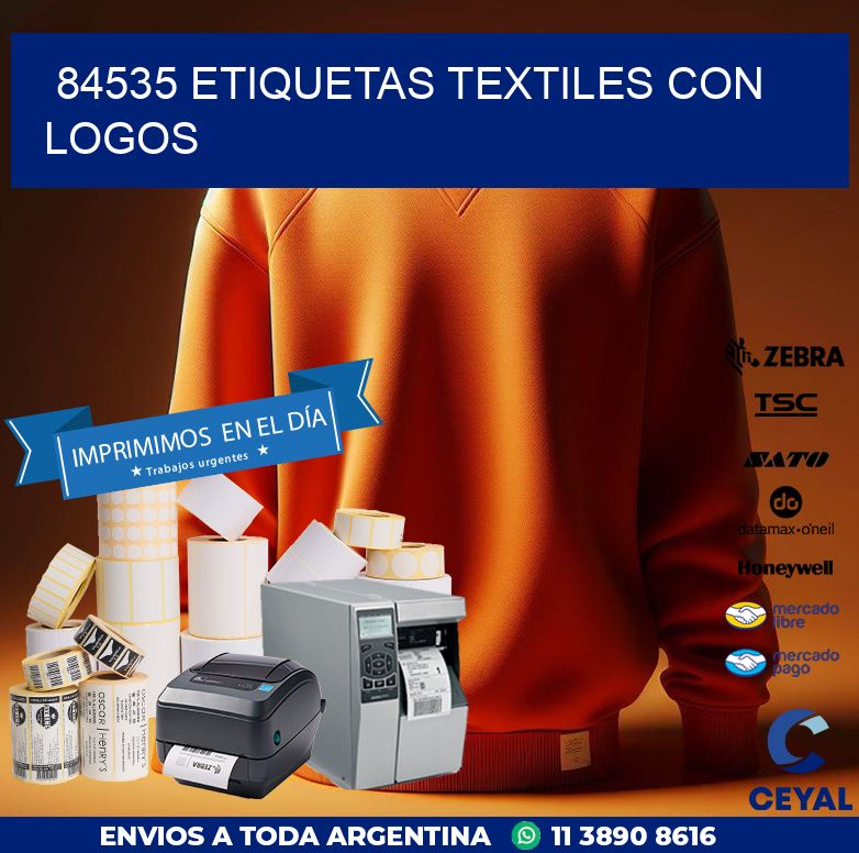84535 ETIQUETAS TEXTILES CON LOGOS