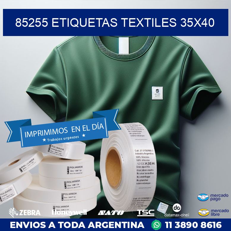 85255 ETIQUETAS TEXTILES 35X40