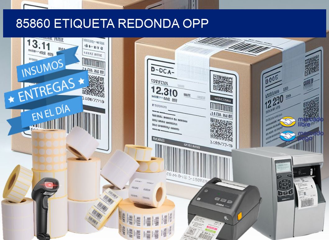 85860 ETIQUETA REDONDA OPP