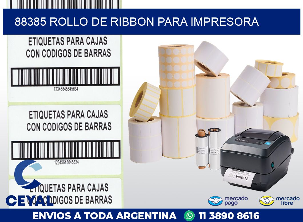 88385 ROLLO DE RIBBON PARA IMPRESORA