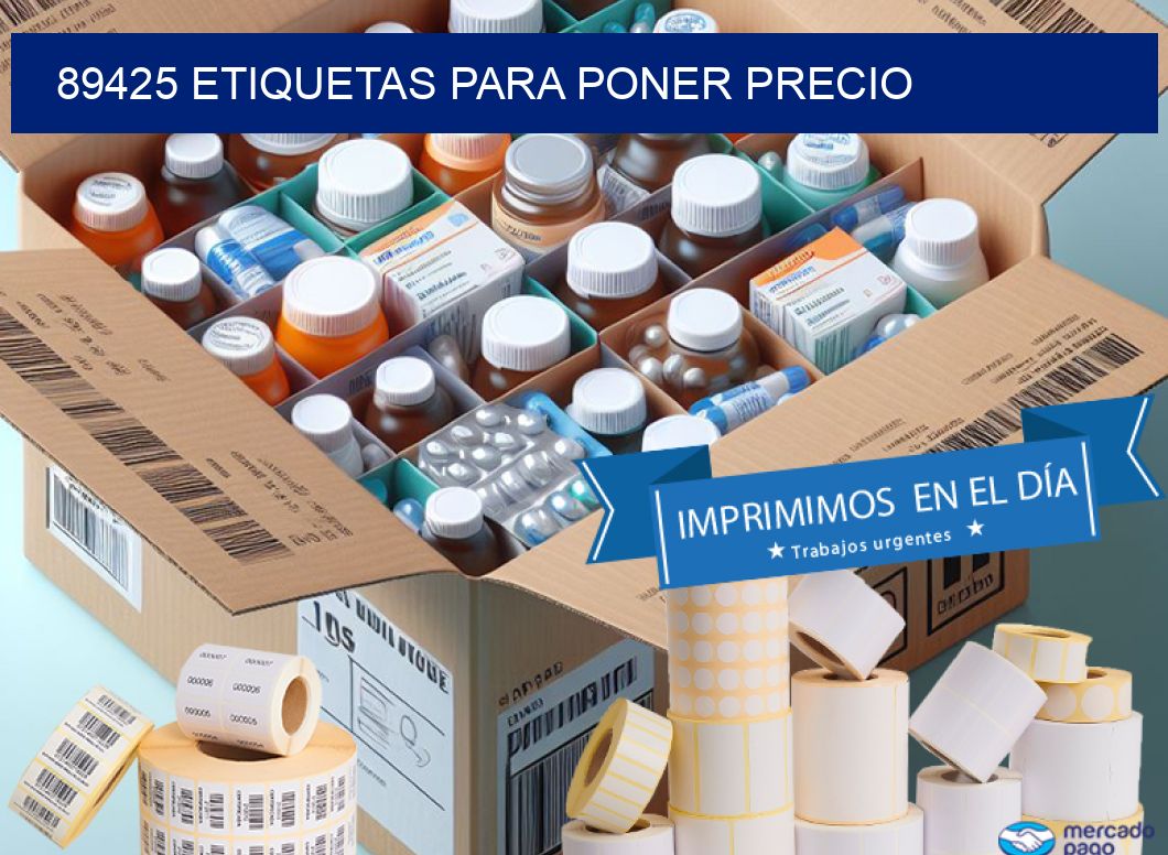 89425 ETIQUETAS PARA PONER PRECIO