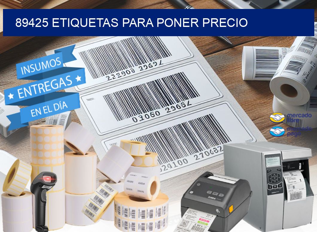 89425 ETIQUETAS PARA PONER PRECIO