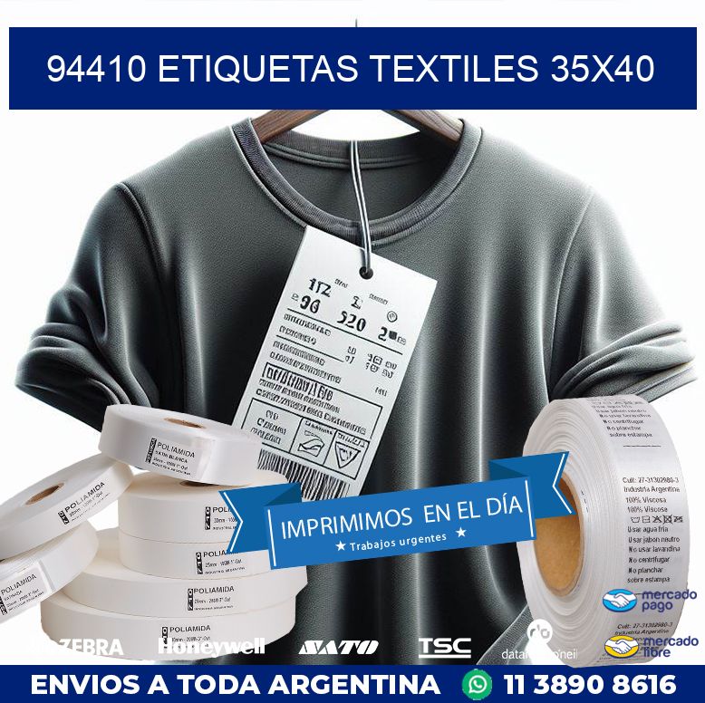94410 ETIQUETAS TEXTILES 35X40