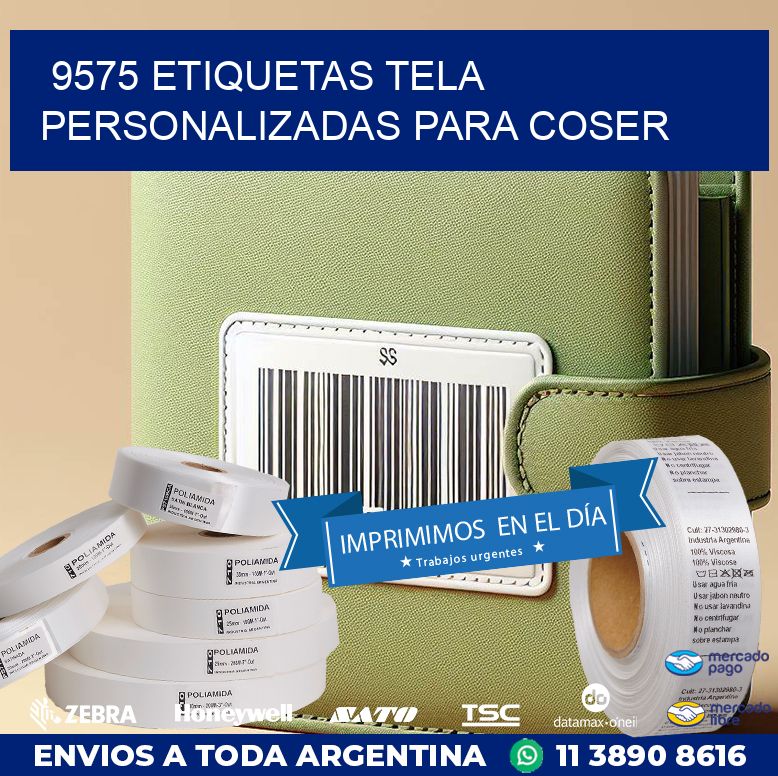 9575 ETIQUETAS TELA PERSONALIZADAS PARA COSER