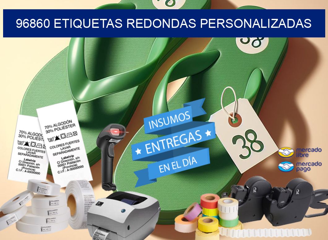 96860 ETIQUETAS REDONDAS PERSONALIZADAS