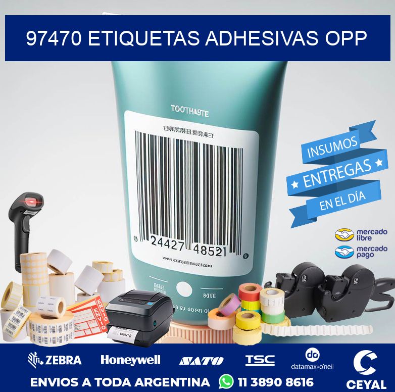 97470 ETIQUETAS ADHESIVAS OPP