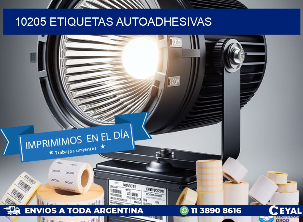 10205 ETIQUETAS AUTOADHESIVAS