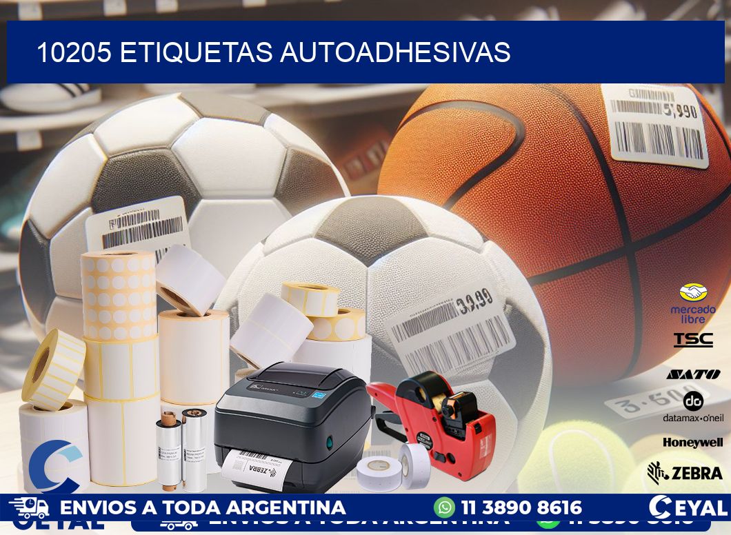 10205 ETIQUETAS AUTOADHESIVAS
