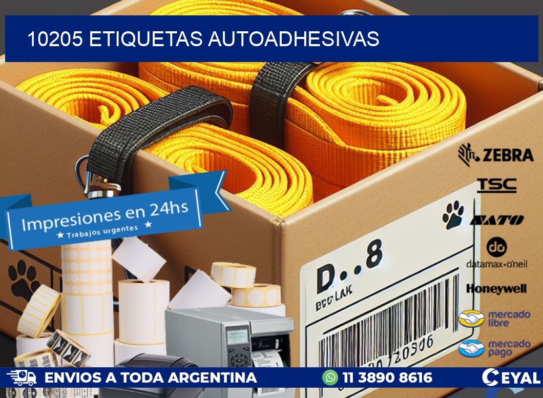 10205 ETIQUETAS AUTOADHESIVAS