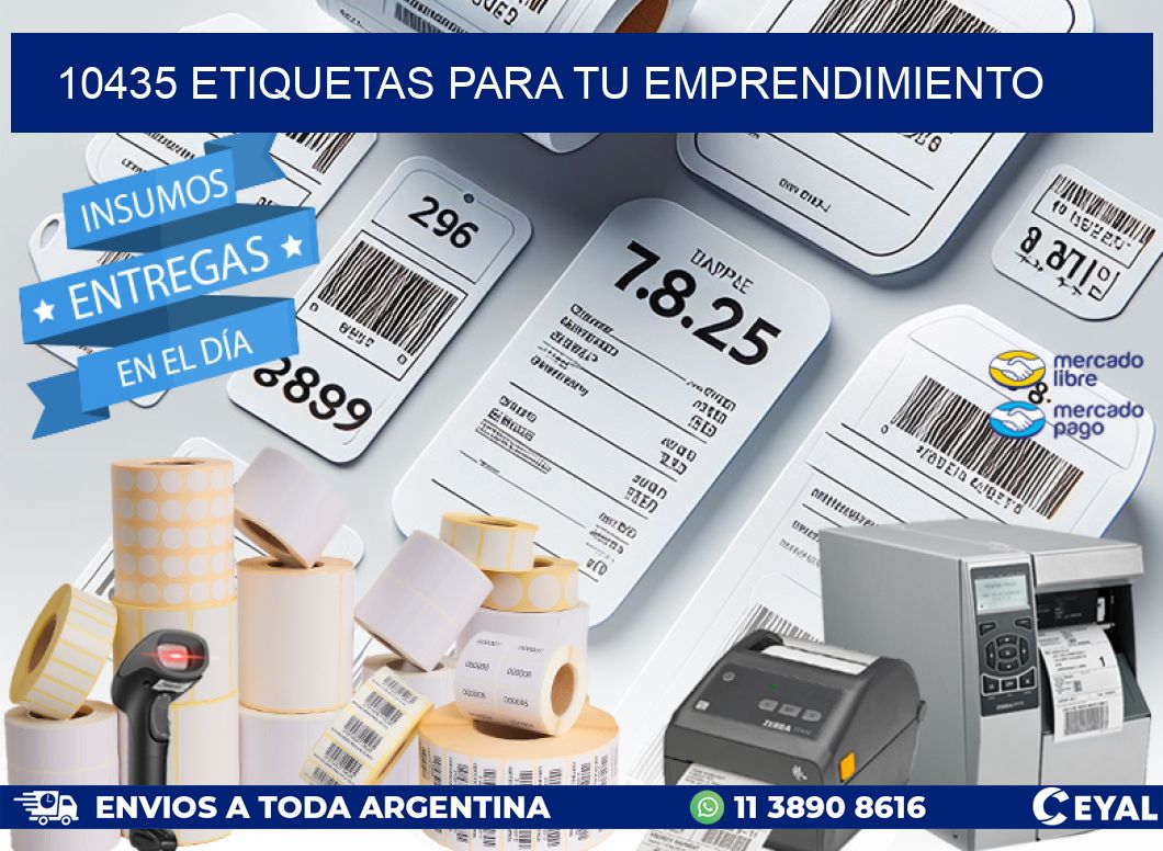 10435 ETIQUETAS PARA TU EMPRENDIMIENTO