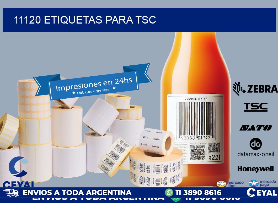 11120 ETIQUETAS PARA TSC