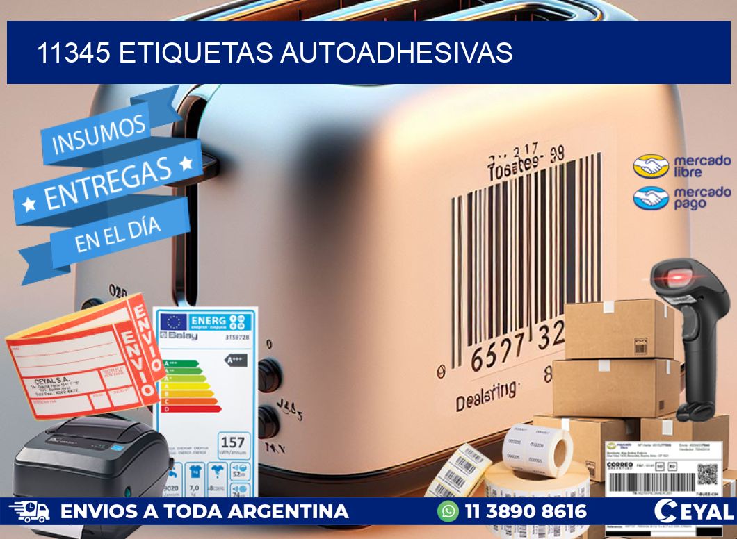 11345 ETIQUETAS AUTOADHESIVAS