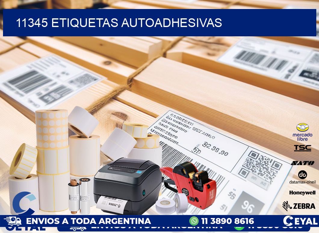11345 ETIQUETAS AUTOADHESIVAS