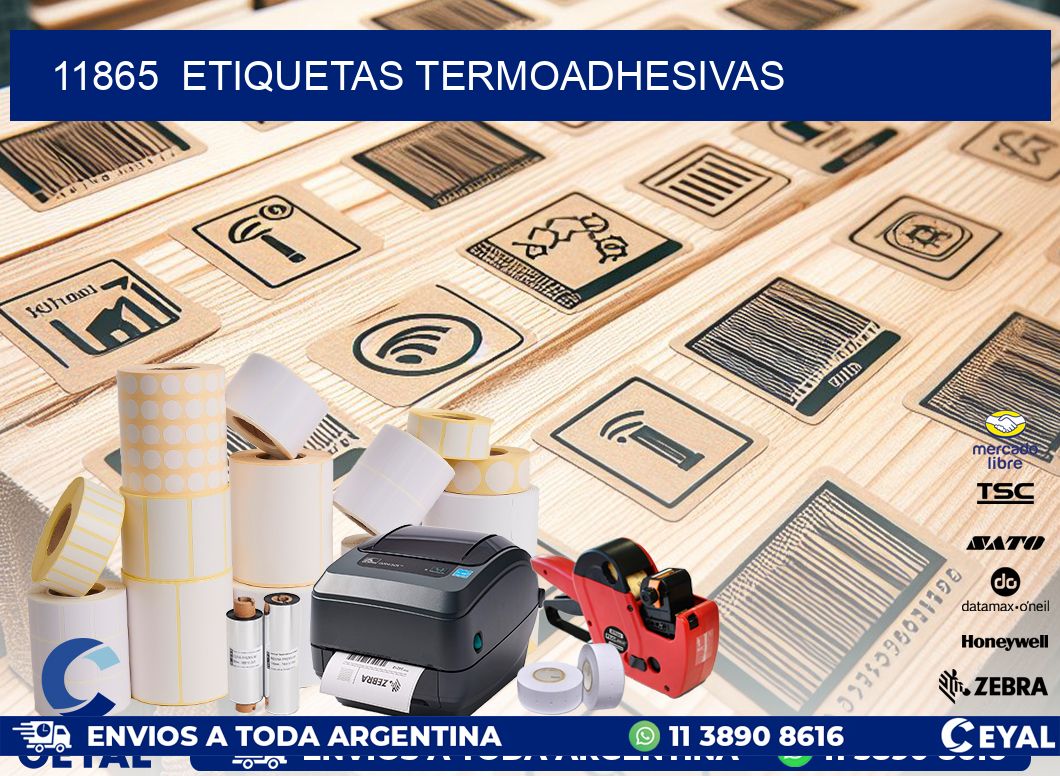 11865 ETIQUETAS TERMOADHESIVAS