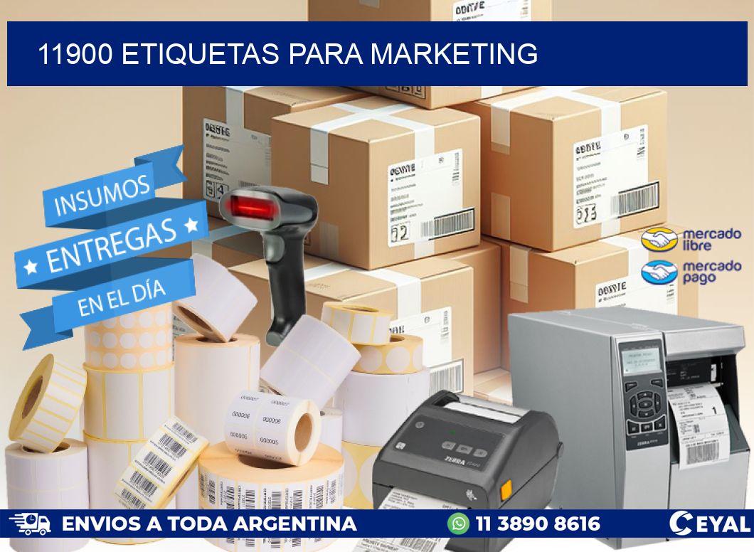 11900 ETIQUETAS PARA MARKETING