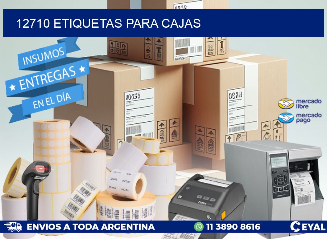 12710 ETIQUETAS PARA CAJAS