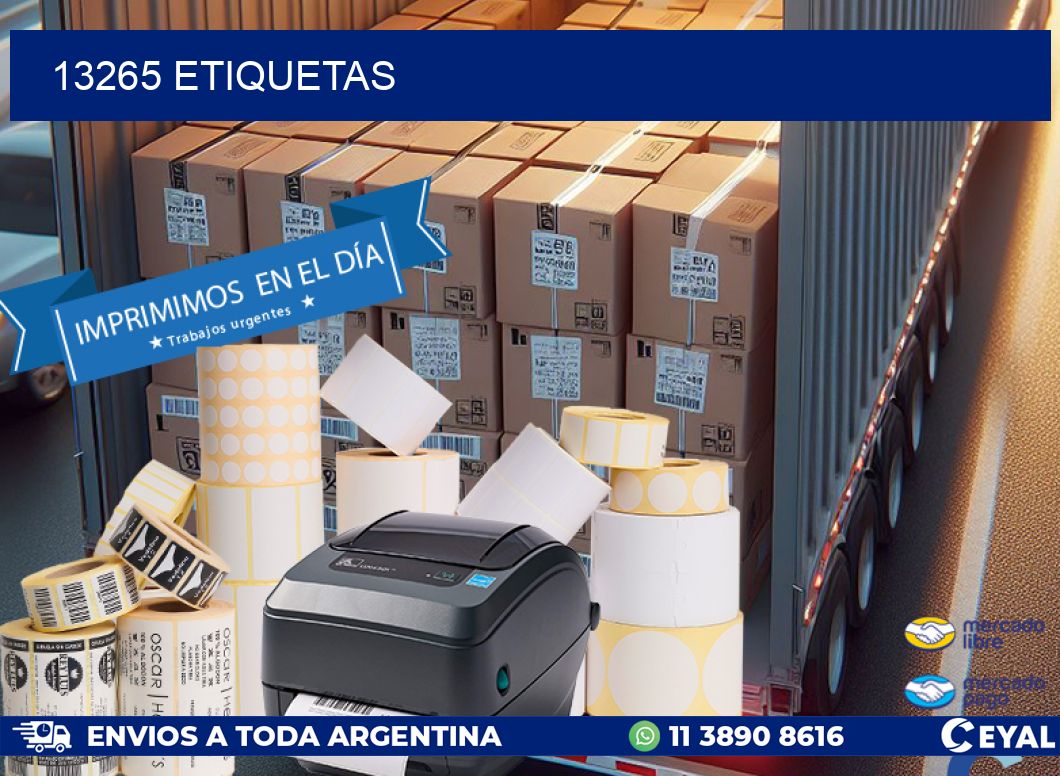 13265 ETIQUETAS