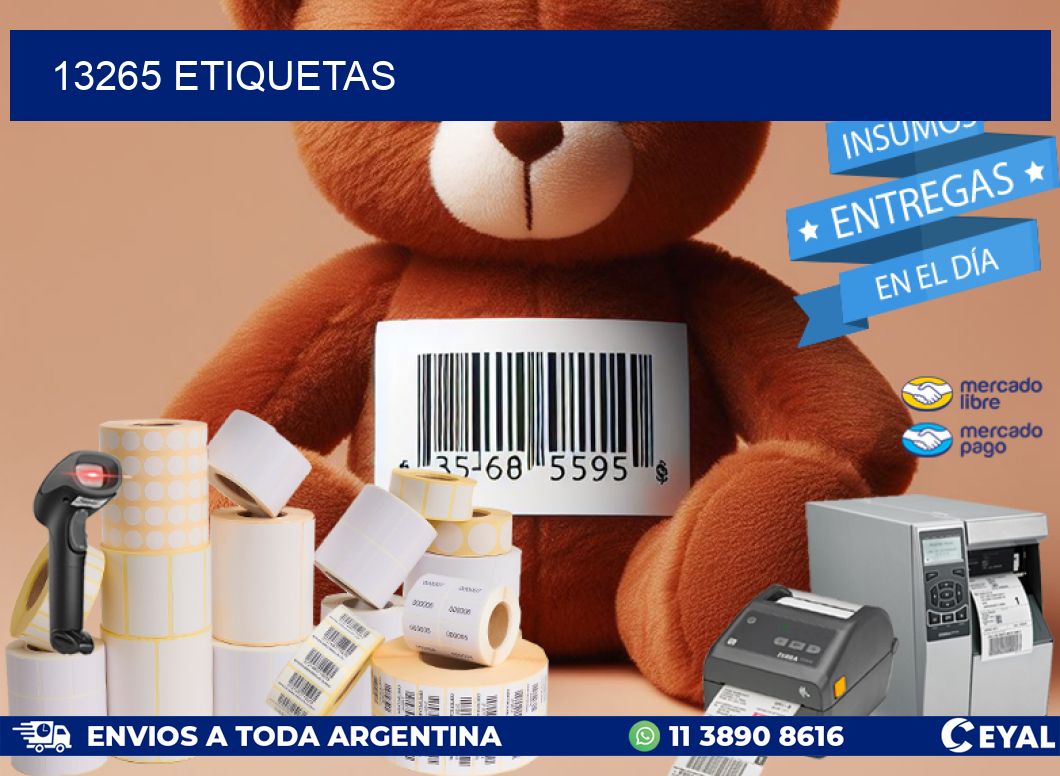 13265 ETIQUETAS