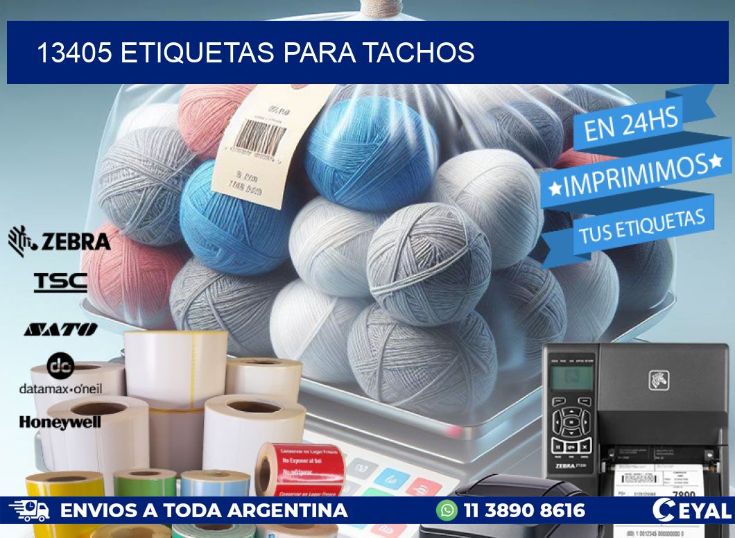 13405 ETIQUETAS PARA TACHOS
