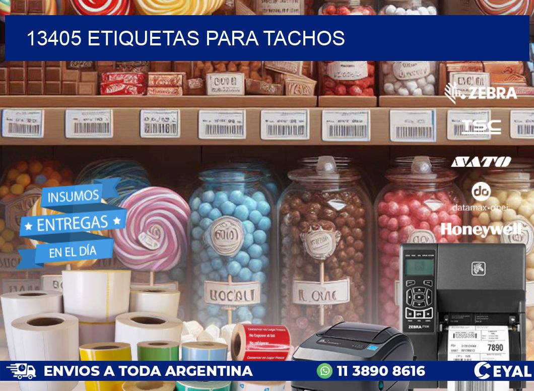 13405 ETIQUETAS PARA TACHOS