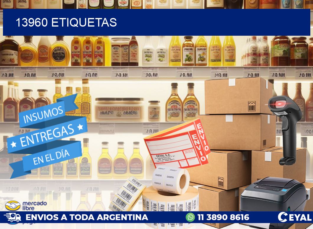 13960 ETIQUETAS