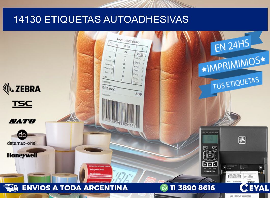 14130 ETIQUETAS AUTOADHESIVAS
