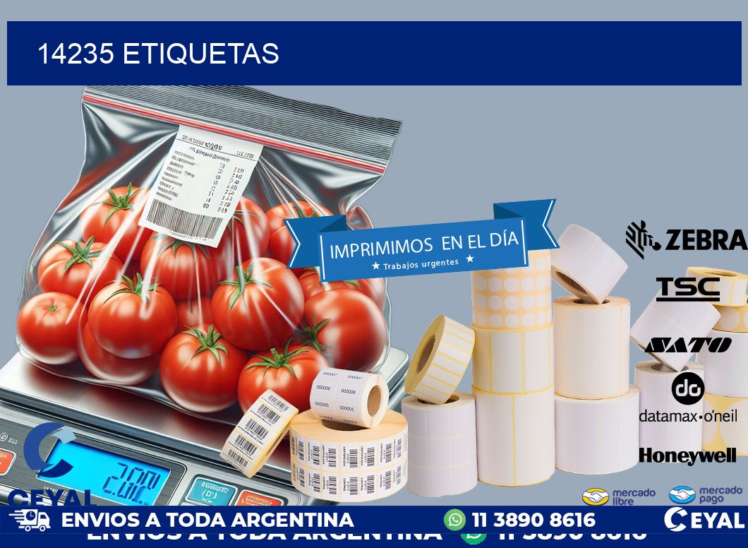 14235 ETIQUETAS