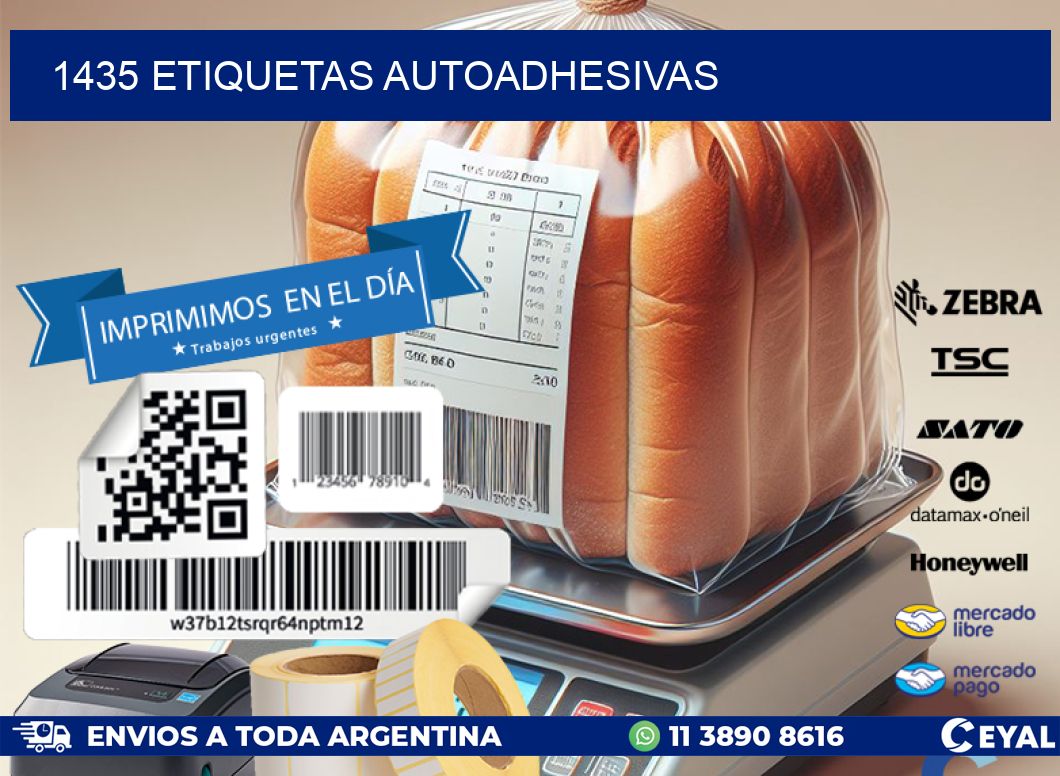 1435 ETIQUETAS AUTOADHESIVAS