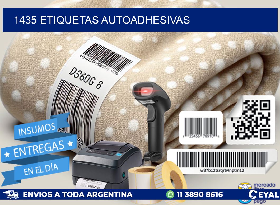 1435 ETIQUETAS AUTOADHESIVAS