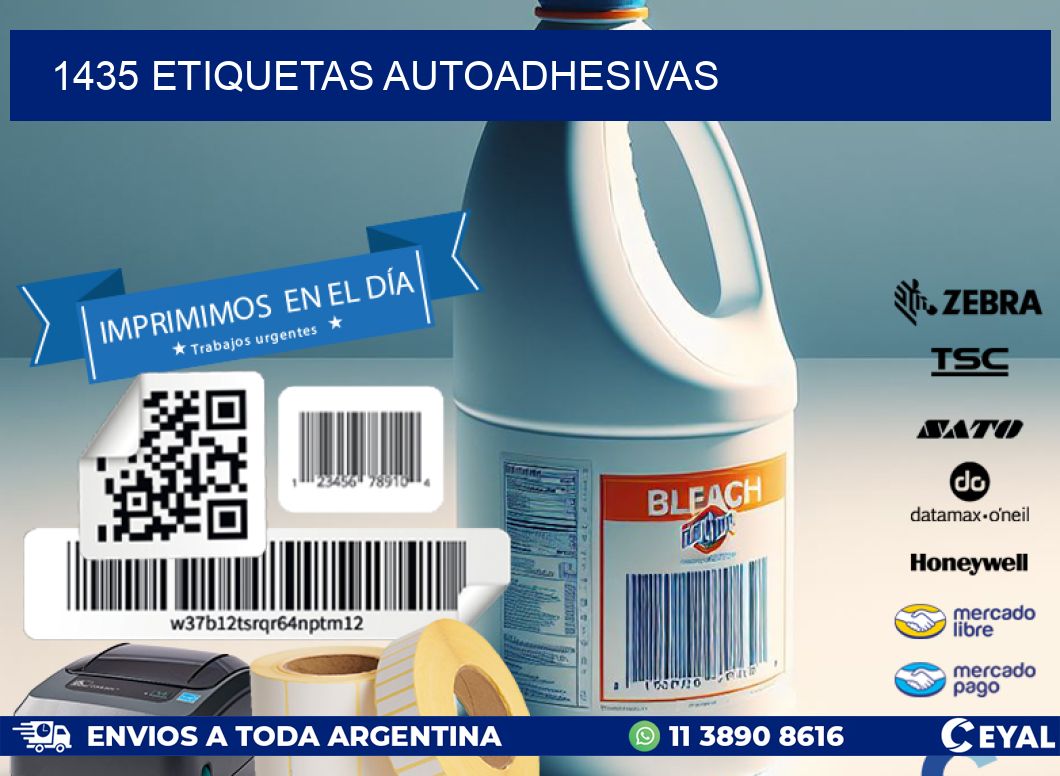1435 ETIQUETAS AUTOADHESIVAS