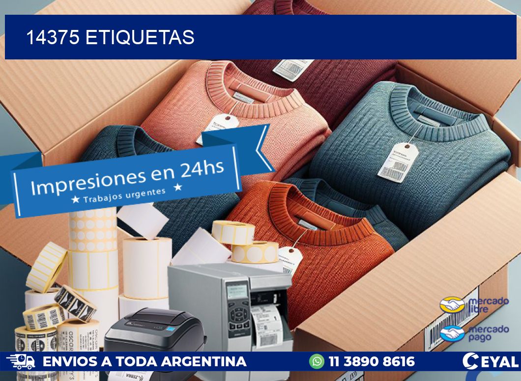 14375 ETIQUETAS