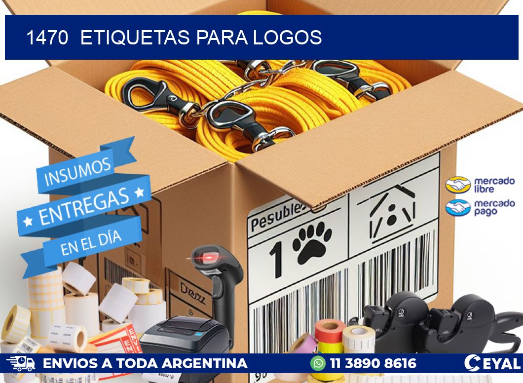 1470  ETIQUETAS PARA LOGOS